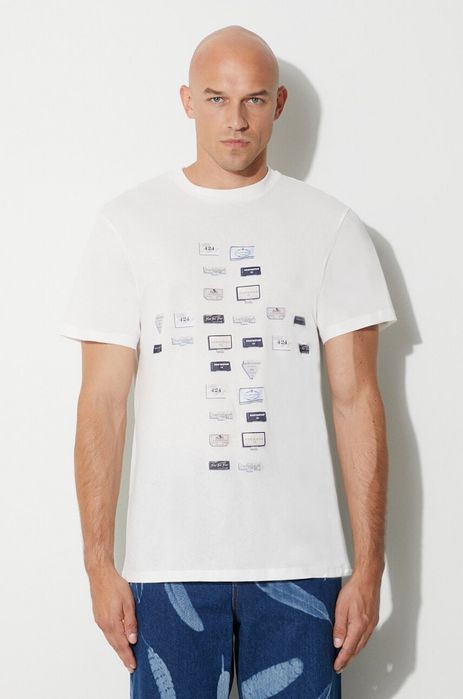Футболка 424 білого кольору