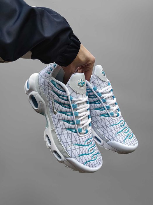 !SALE! Nike Air Max Plus TN White Blue 40 41 42 43 44 45 46 найк тн