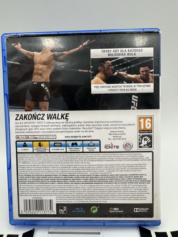 PL UFC 2 Ps4 Gwarancja