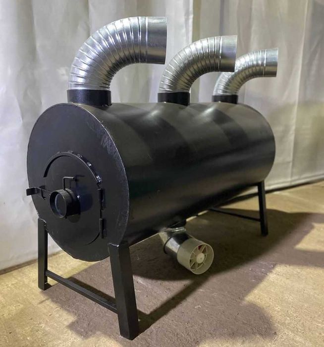 • 560 м2! 6 мм! Печь Буржуйка Теплогенератор Булерьян (Булер'ян)