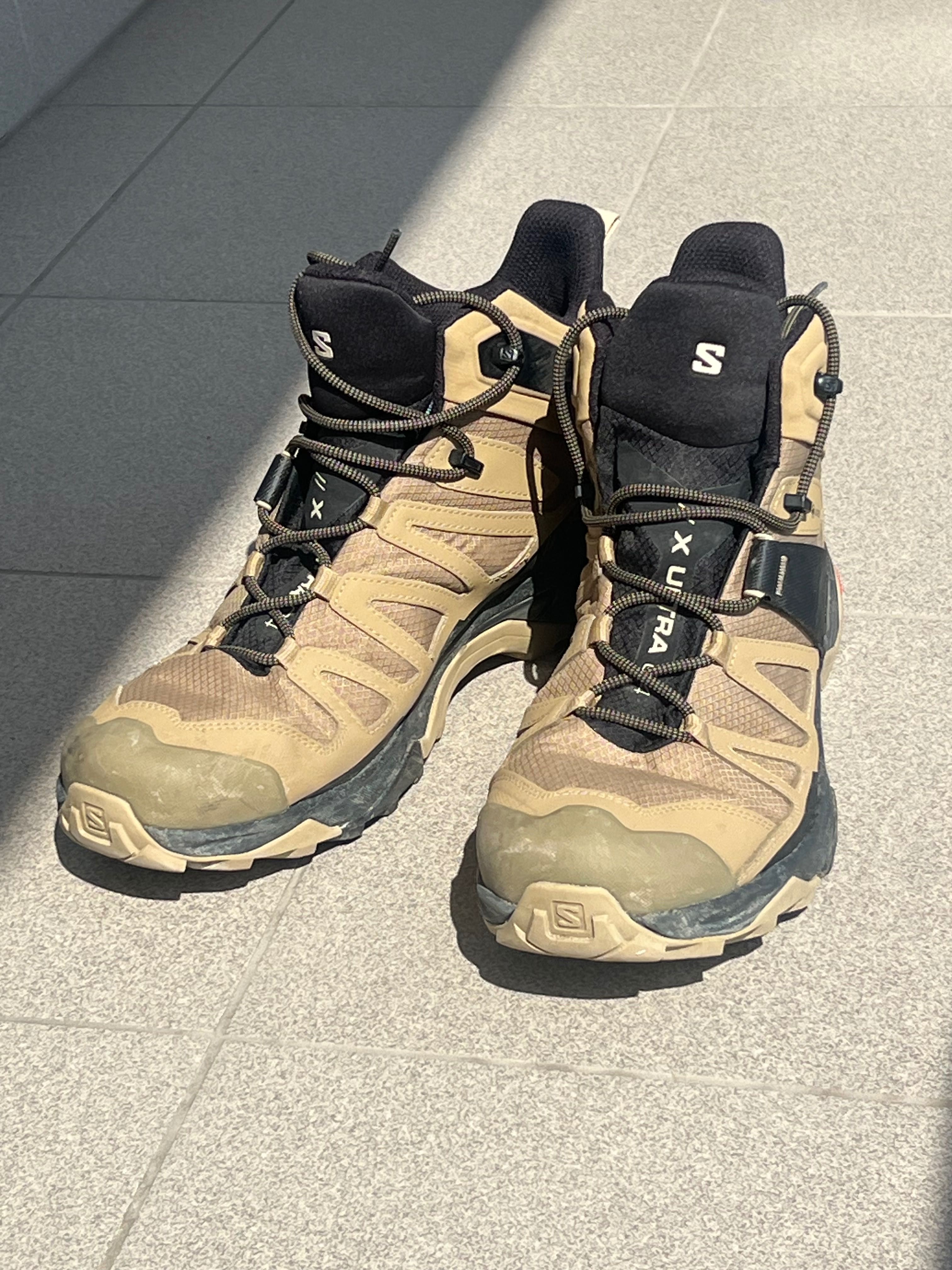 Salomon X Ultra 4 Mid GTX, r. 46 2/3 + Skarpety Jack Wolfskin