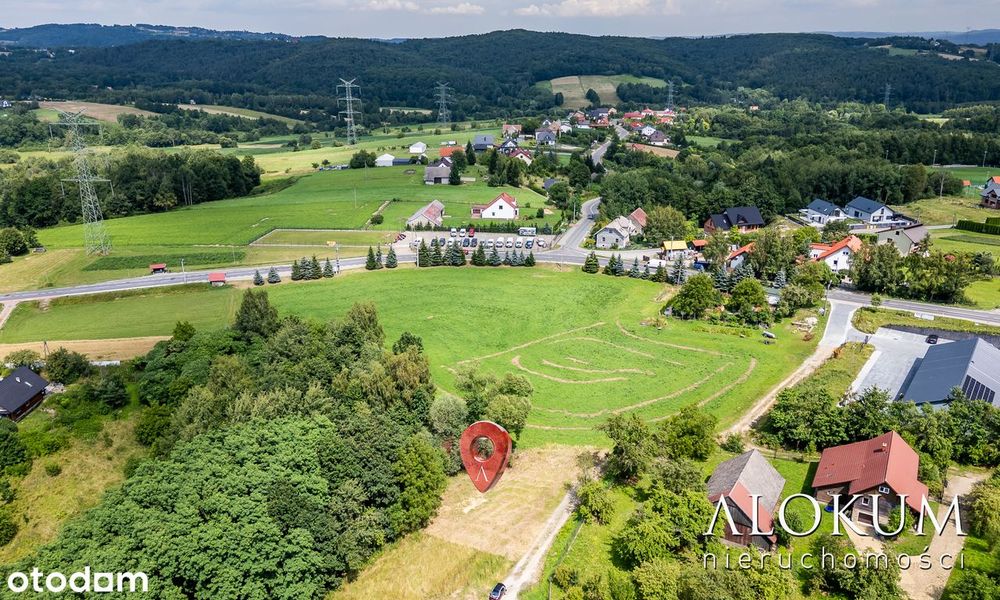 Działka budowlana Dziekanowice gm. Dobczyce