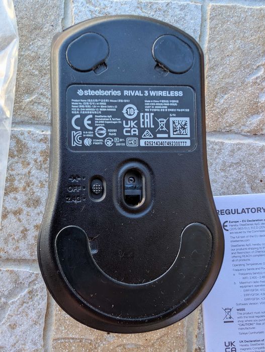 Rato Steelseries Rival 3 Wireless usado