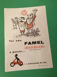 Rara Publicidade Famel Zundapp Original 1971