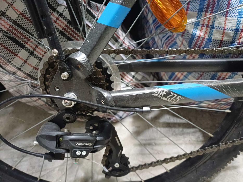 Bicicleta BTT Rockrider ST100 Quadro XL Roda 27,5 + acessórios