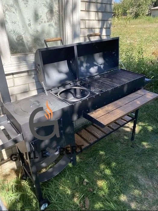 Мангал-гриль барбекю, піч – ВСЕ В ОДНОМУ! Ідеальний для дачі!