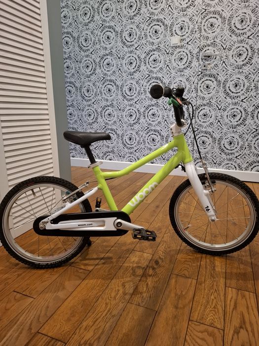 Rower Woom 3 16 cali limonkowy