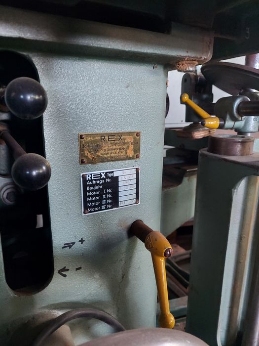 Frezarka/formatówka/czopiarka REX