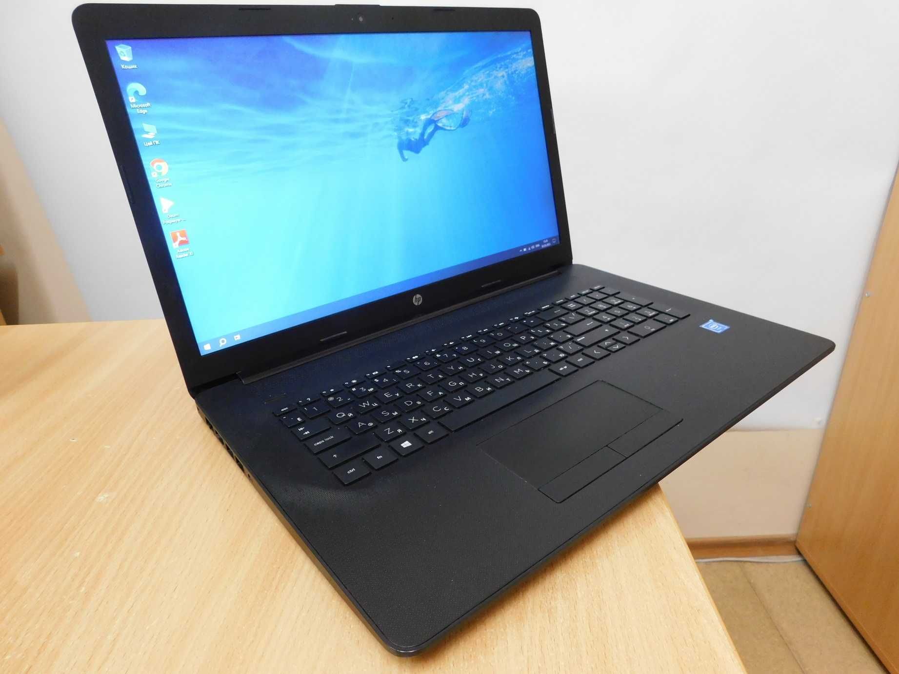 Ноутбук HP 17.3 / Celeron N4000 2 ядра/ 4Gb DDR4 / 128Gb SSD