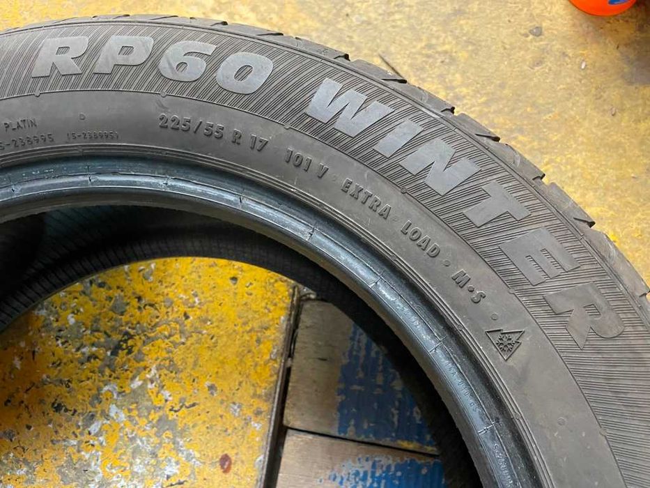 225/55 R17 Platin, шини 2 шт, 6,2 мм