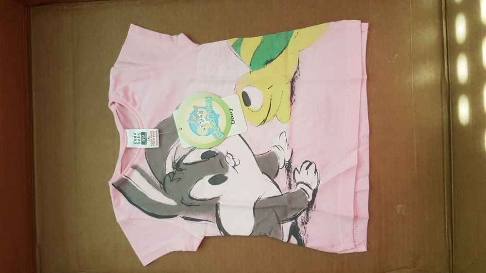 T-shirt Bebé Zara Looney Tunes Menina
