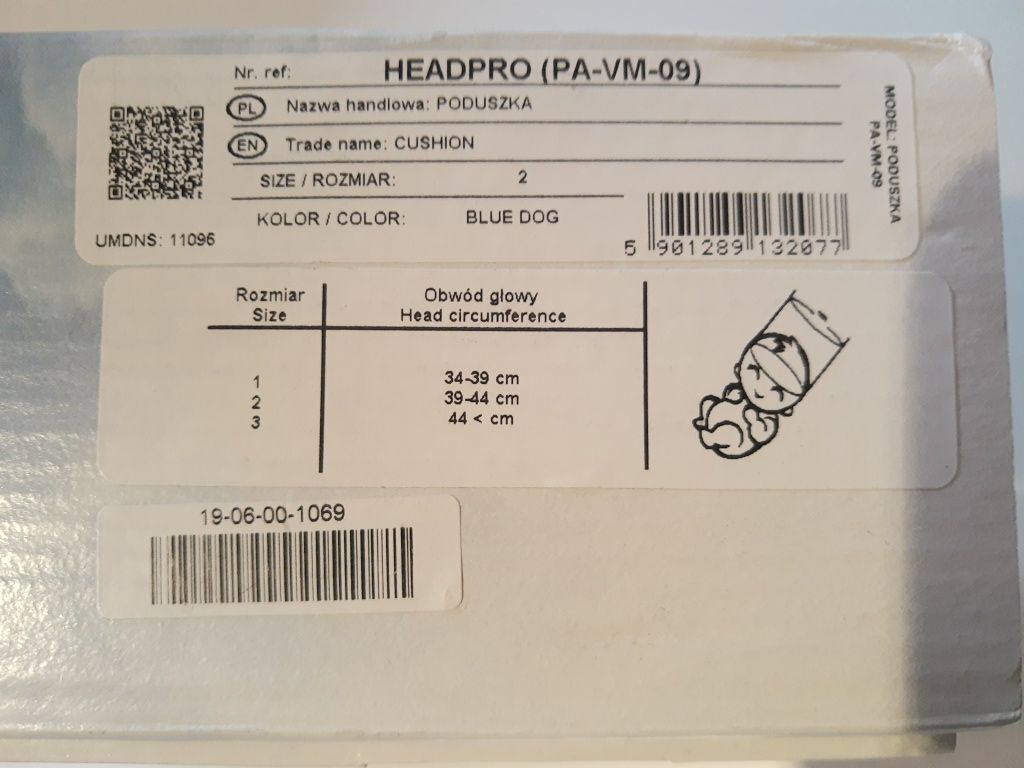 Poduszka ortopedyczna headpro PA-VM-09
