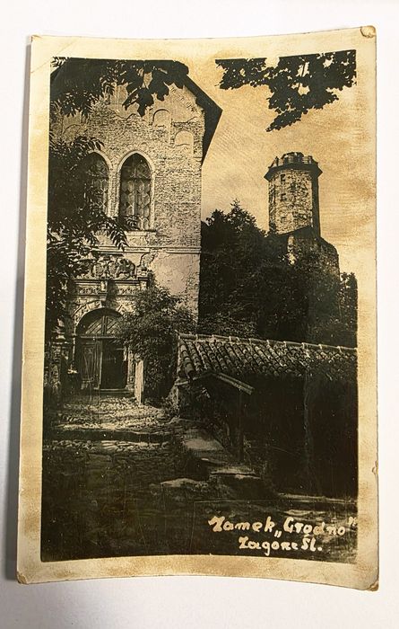 Stara Pocztówka - Zamek Grodno