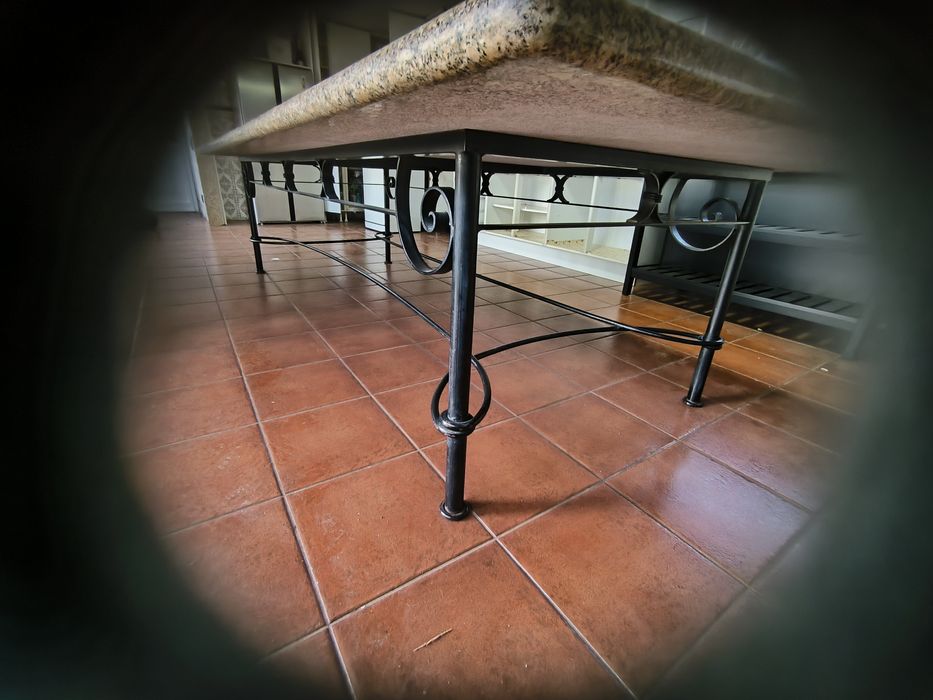Mesa Granito 320x140 Cadeiras e Banco