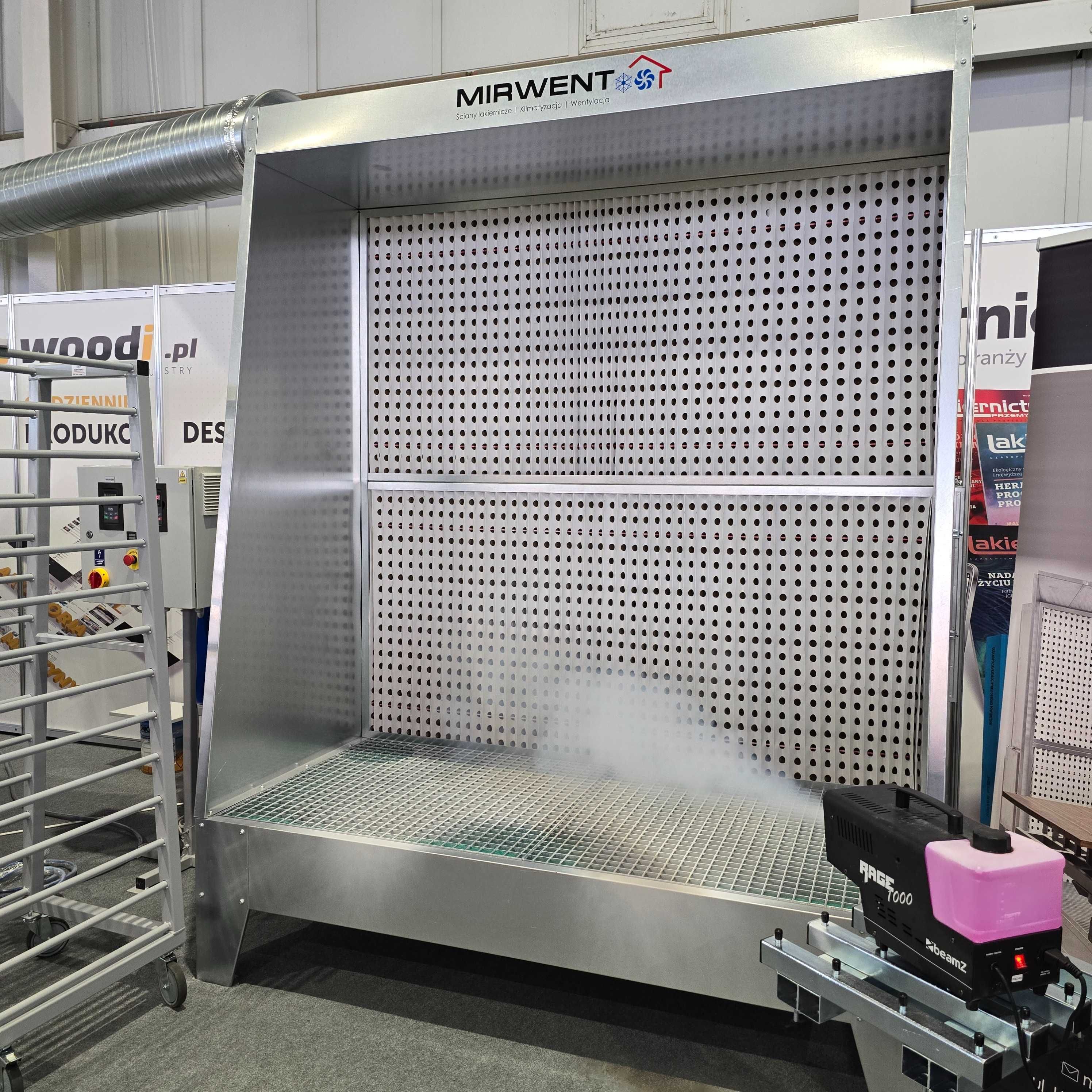 Ściana lakiernicza  MIRWENT MKS 2000 x 2000 pole robocze H-2670