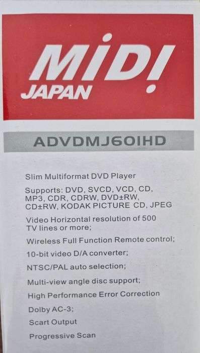 Leitor DVD, CD, USB, SD