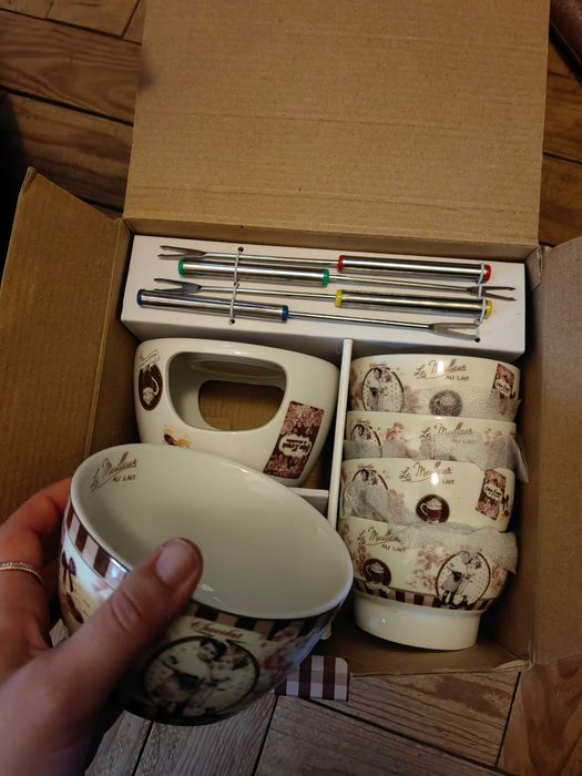 kit fondue chocolate