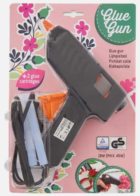 Pistolet do kleju na gorąco na 11mm 40W + 2 wkłady