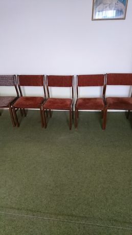 Krzesła drewniane PRL, Vintage