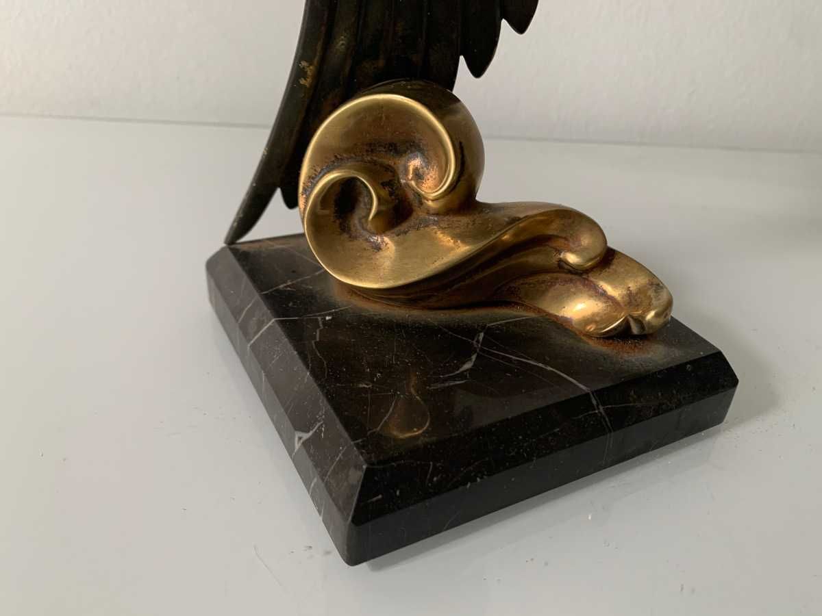 Gaivota em bronze Art Deco