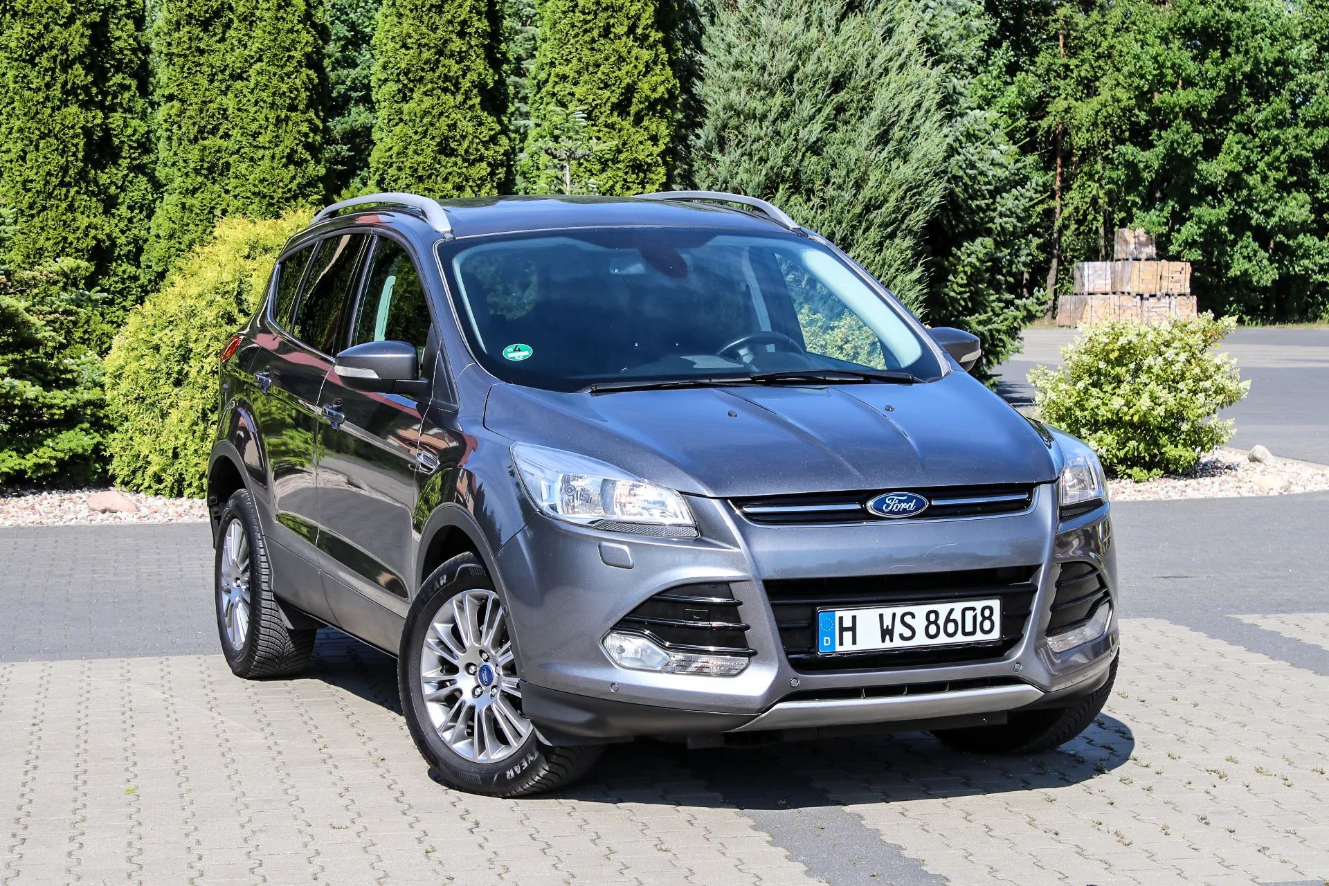 Ford Kuga 150KM El.Klapa Navi Kamera Park Asisst Pół Skóry Tempomat TITANIUM