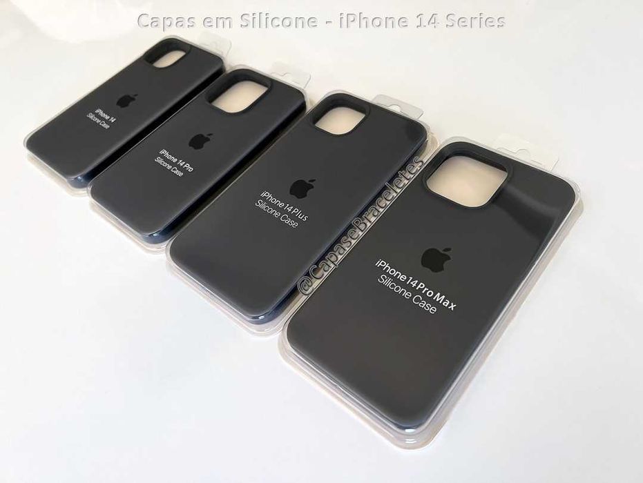 Capas em Silicone - iPhone 14 (em stock)