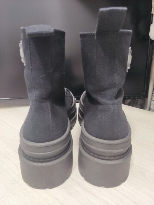 Ботильйони TOMMY JEANS (HILFIGER) tjw foxing canvas boots