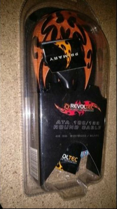 2 Cabos IDE / Flat / ATA Discos HD Revoltec revestidos