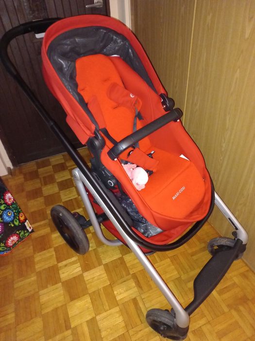 Wózek głęboko- spacerowy maxi-cosi, kolor czerwony