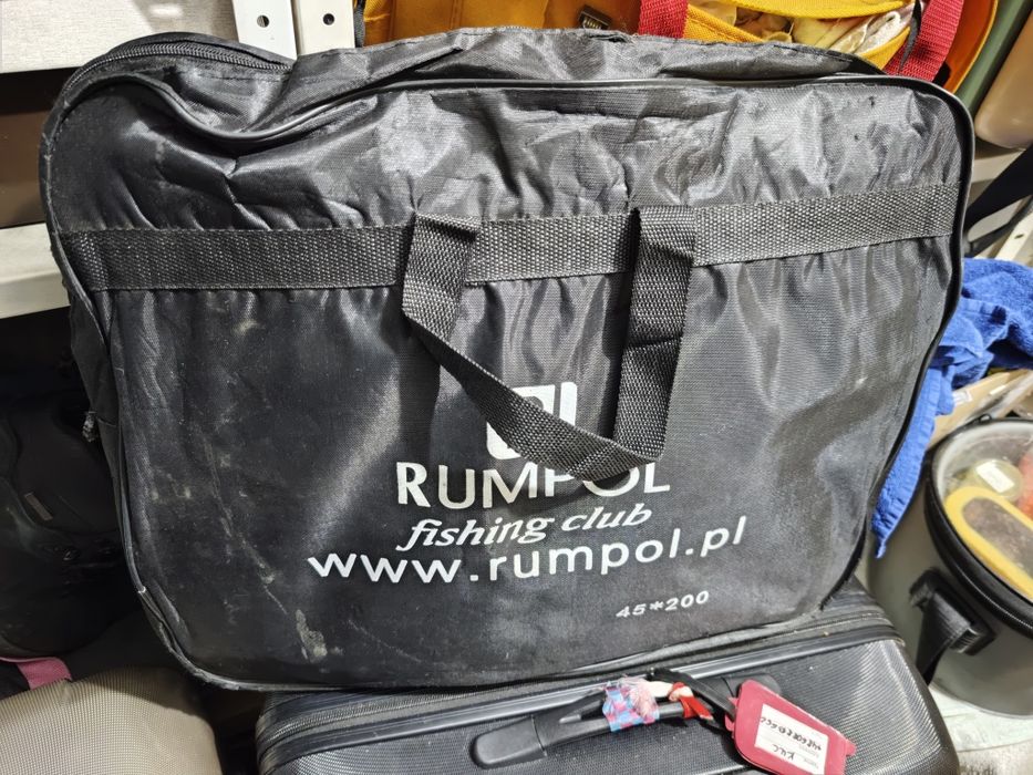 Siatka i kosz podbieraka w torbie