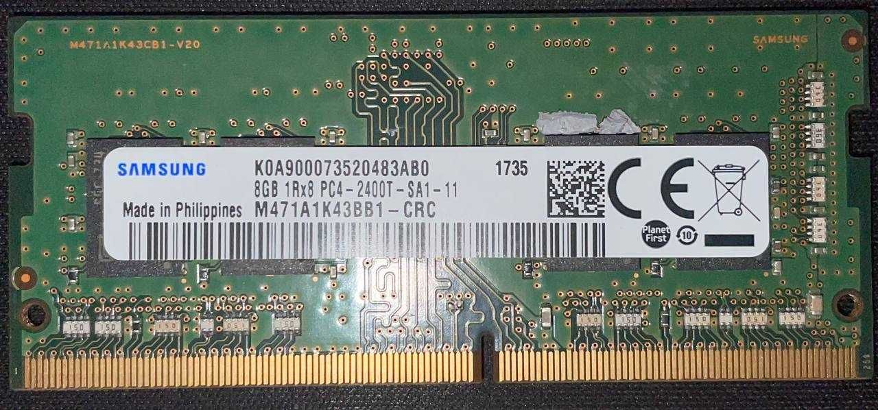 ОЗУ 8gb Samsung 2400mhz DDR4