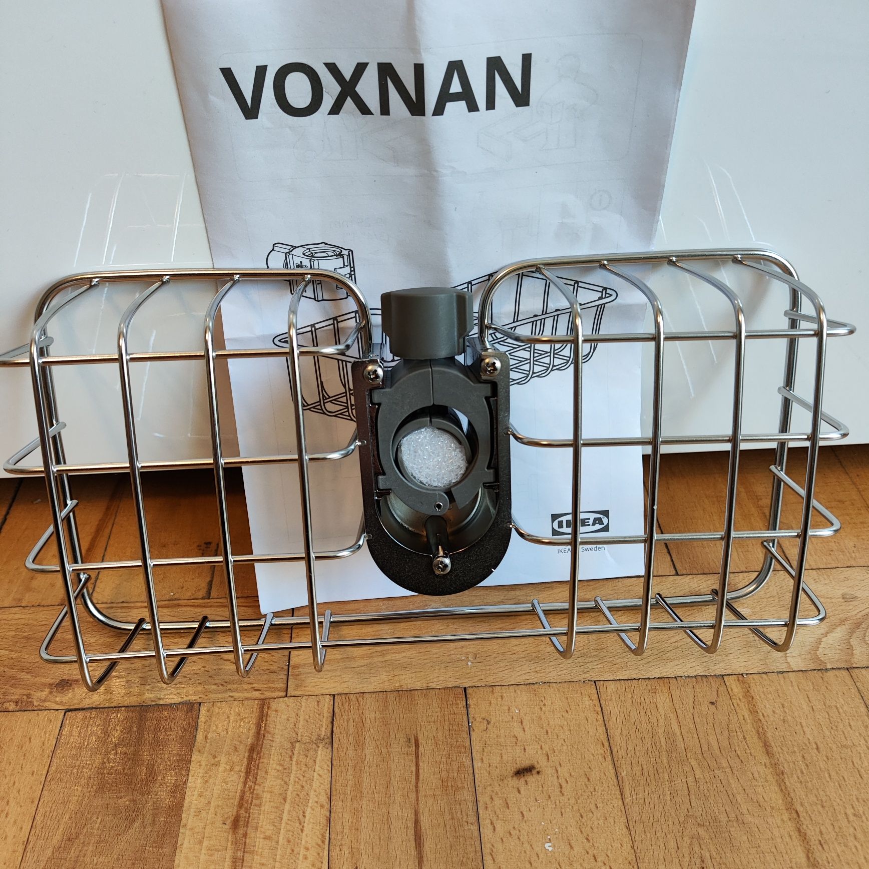 Półka prysznicowa VOXNAN, półka na drążek prysznicowy
