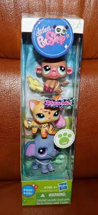 LPS ZESTAW shorthair #2118 UNIKAT Littlest Pet Shop oryginalny brokat