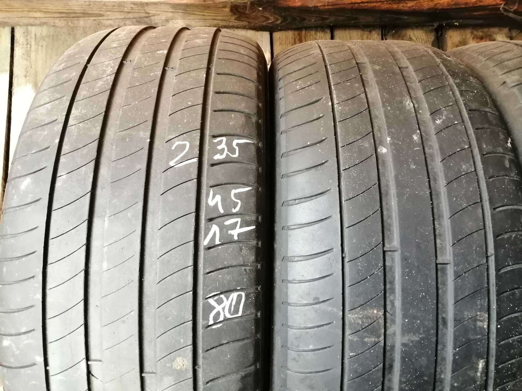 opony używane lato 235/45/17 michelin