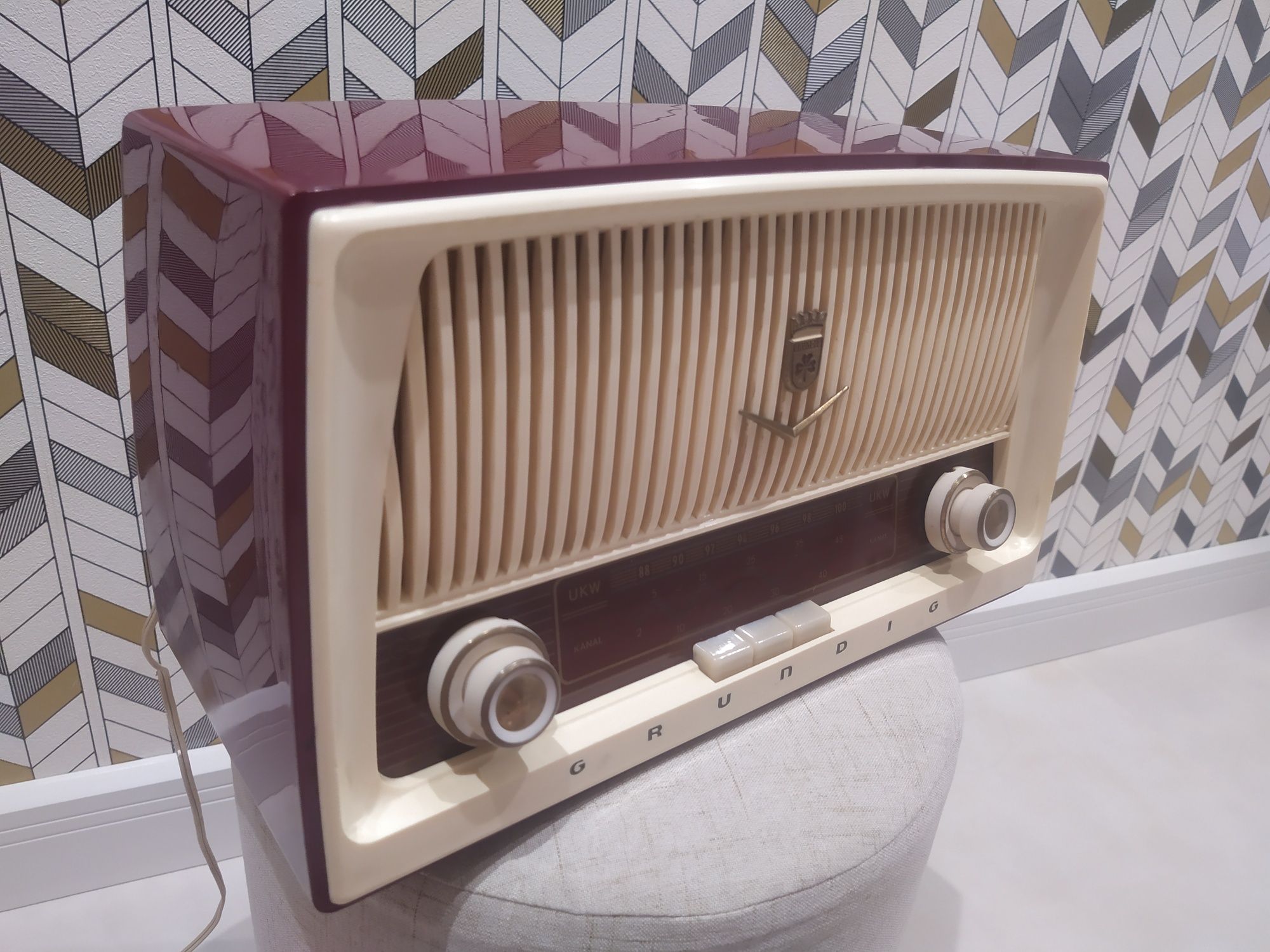 Radio Grundig, typ 86, rok prod 1958/59