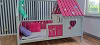 Łóżeczko łóżko  drewniane domek dla dzieci 90x190