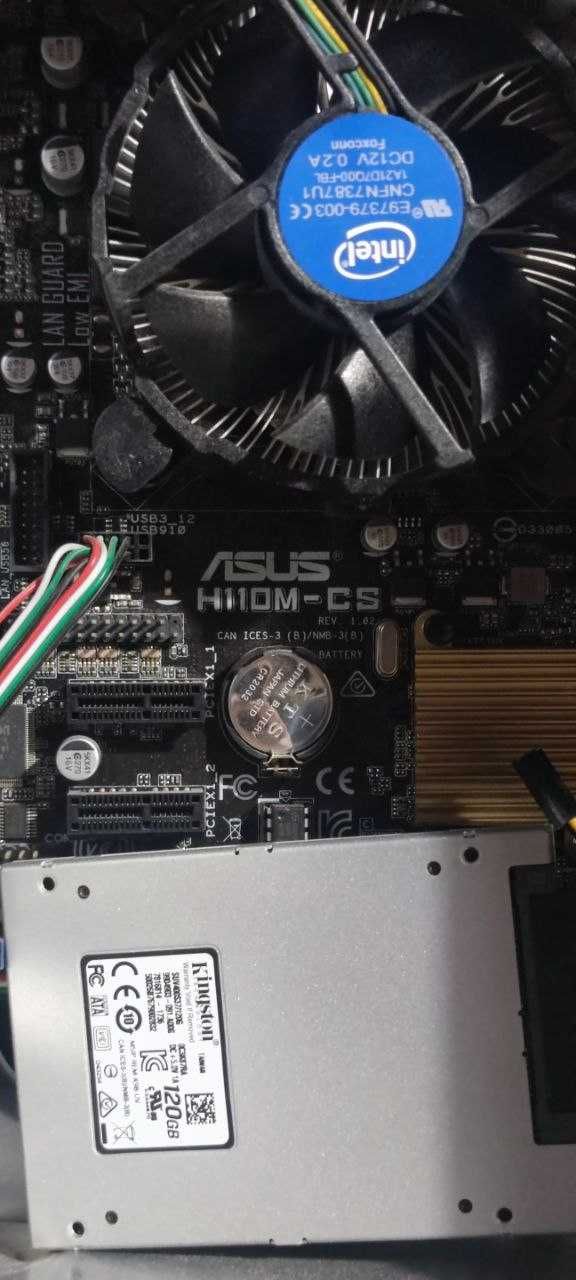 Комплект Монітор + Комп'ютер (DDR4 8Gb, i3-7100(4x3,9Ггц), SSD 128 GB)
