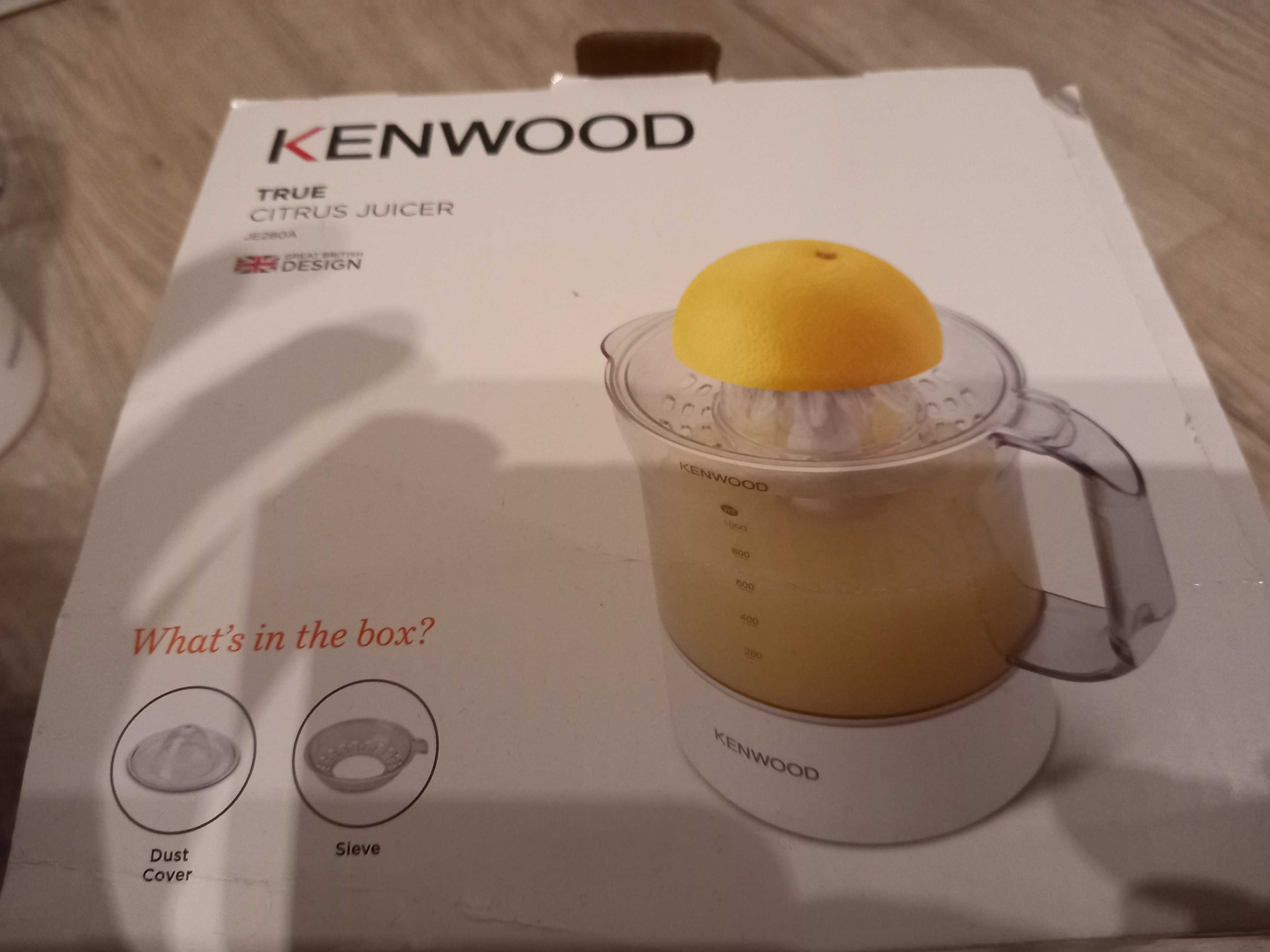 Wyciskarka do cytrusów kenwood niekompletna