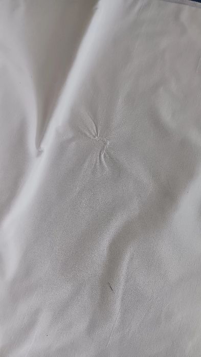 Lençol branco 100% algodão de cama individual.