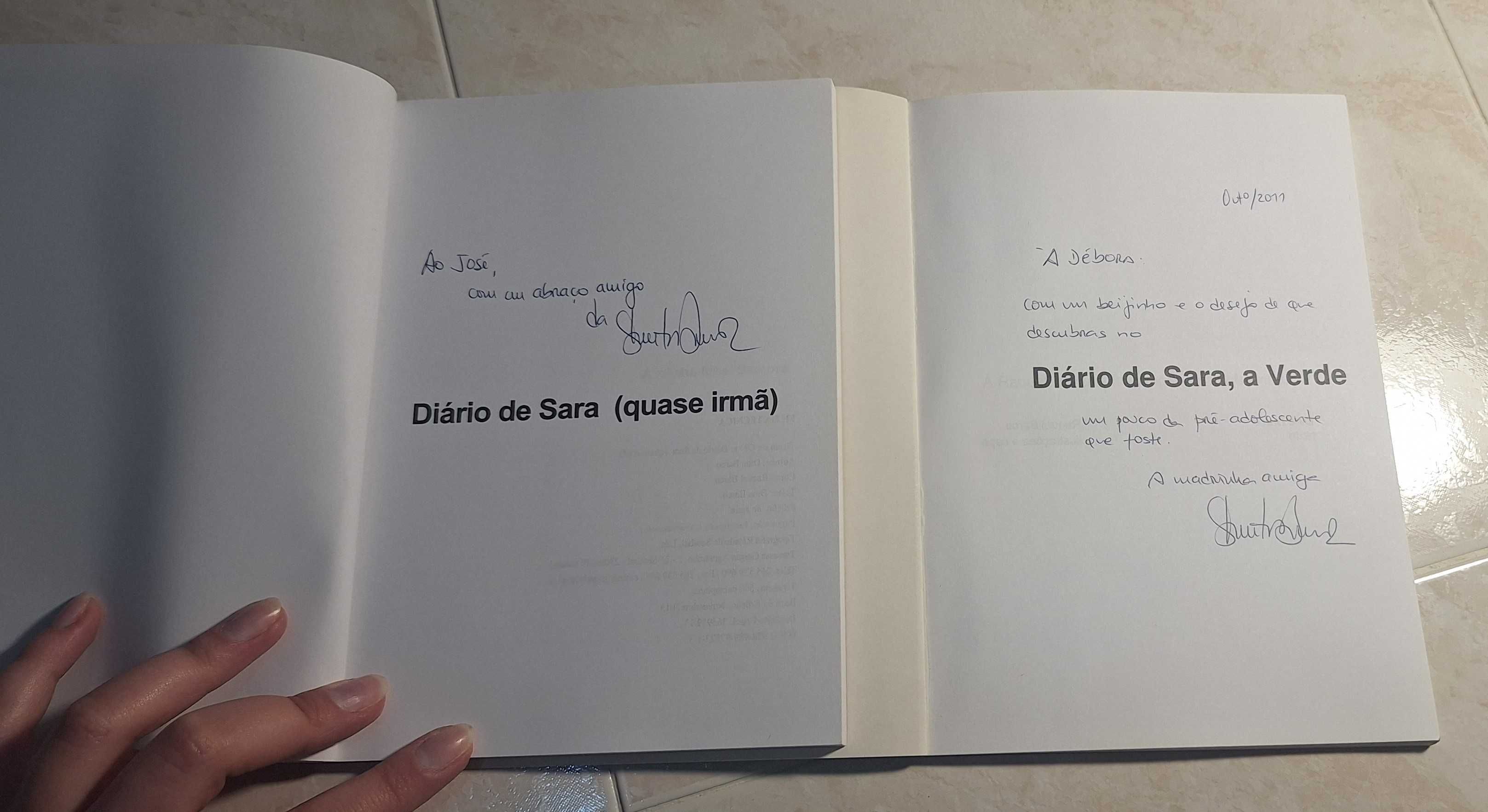 Livros "Diário de Sara"