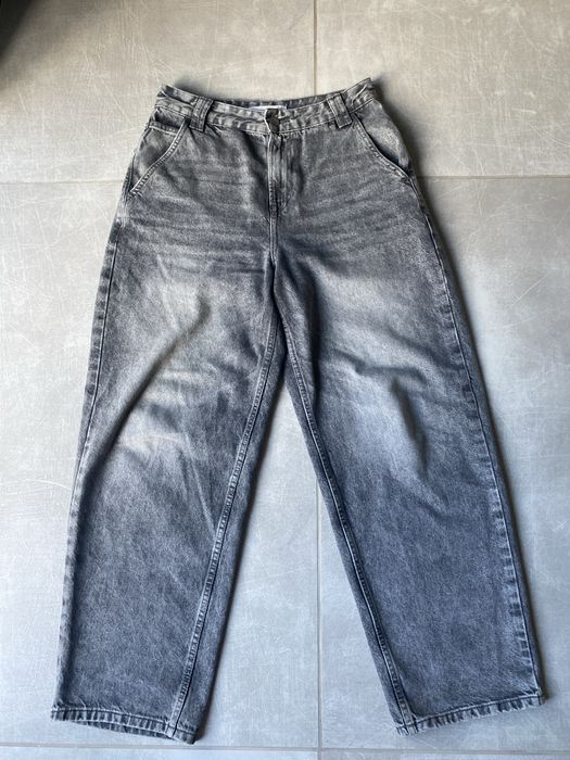 Сірі джинси straight baggy