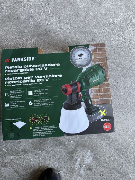 Pistola de pintura parkside