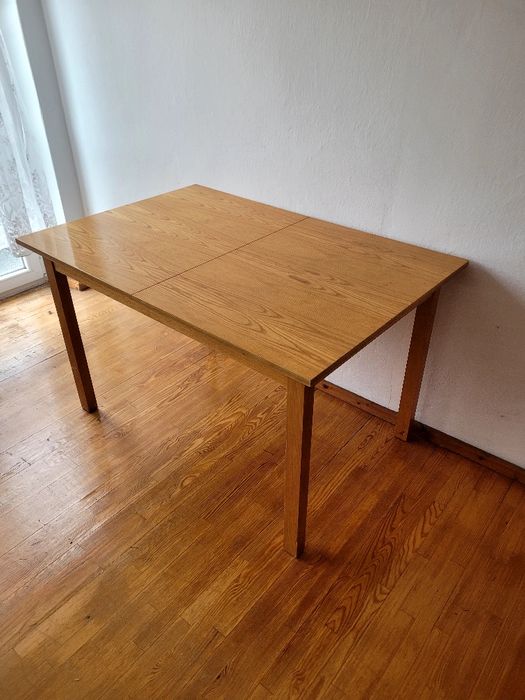 Stół rozkładany PRL wysoki połysk