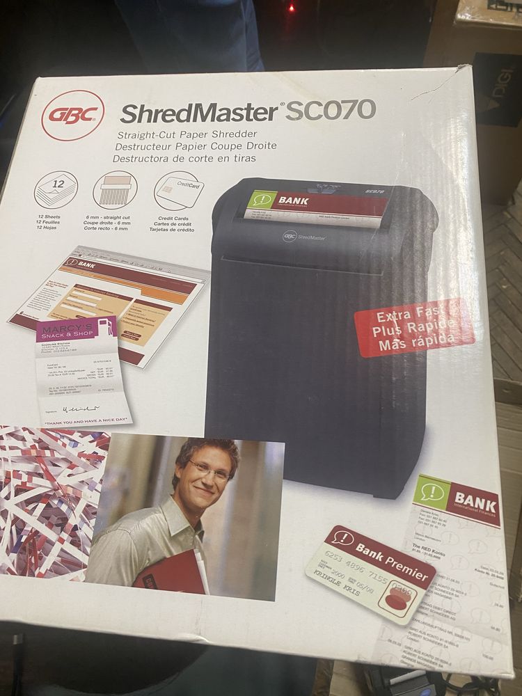 Знищувач паперу GBC ShredMarster SC070