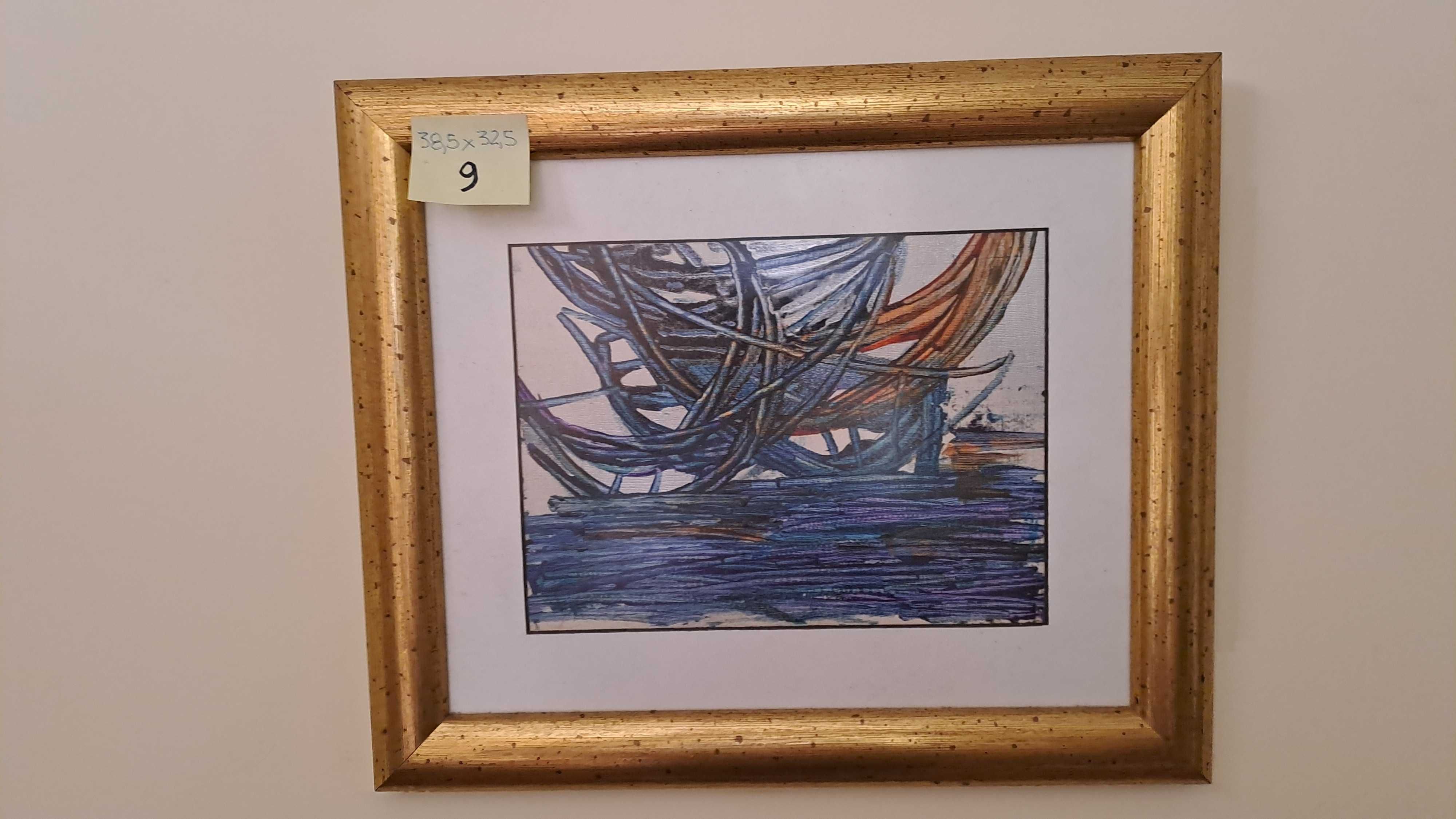 Lote de 6 Quadros, de diversos autores, bom preço
