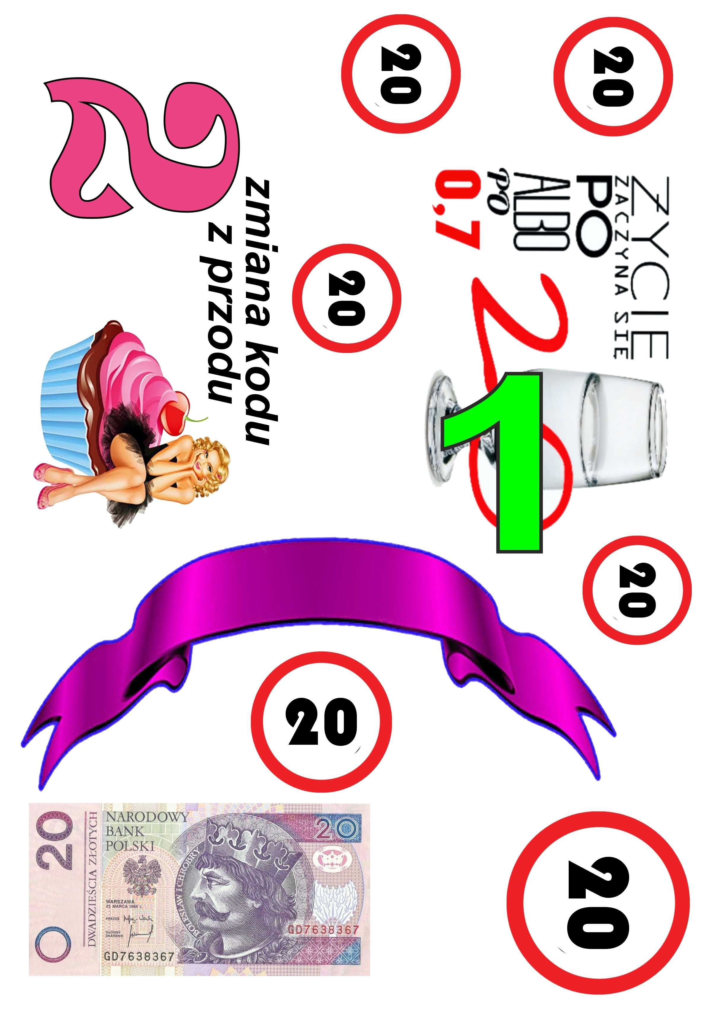 Pan Opłatek na tort - OKRĄGŁE URODZINY A4