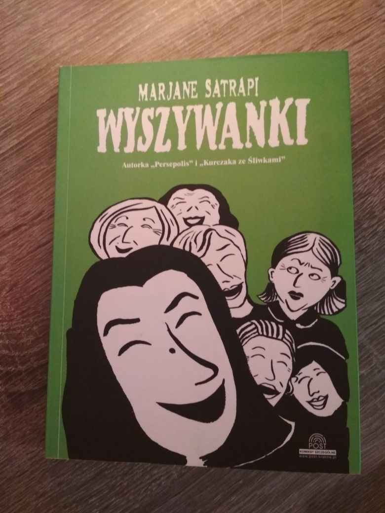 Wyszywanki komiks szczególny Marjane Satrapi