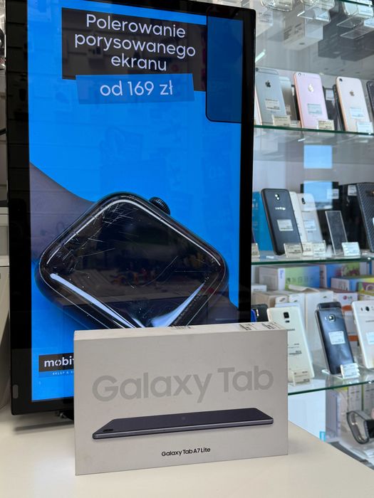 NOWY Samsung Galaxy Tab A7 Lite Gray 3/32GB LTE FV 23% Niepołomice