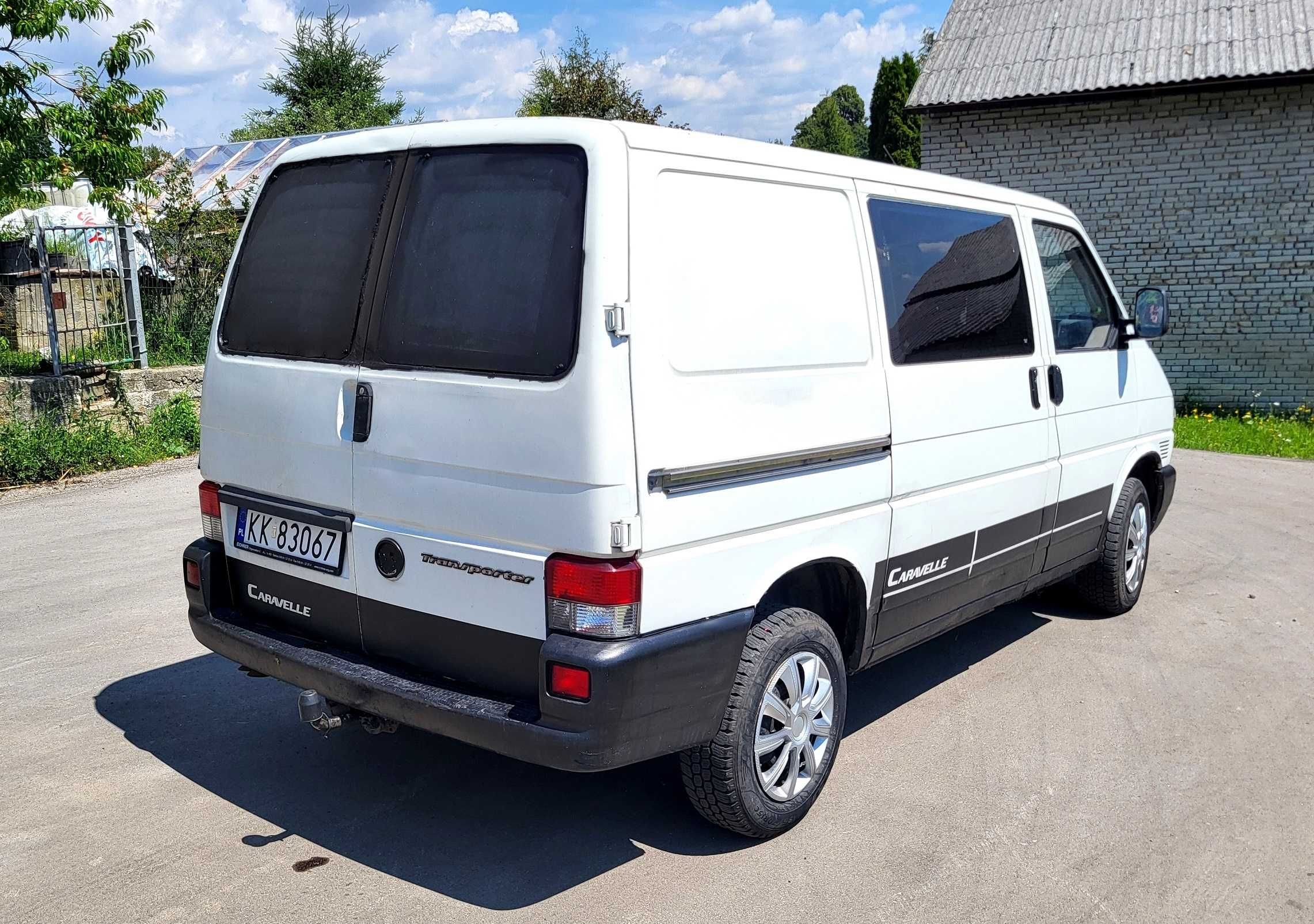 Volkswagen Transporter Caravelle T4 1,9 TD ma moc 5 osobowy zadbany