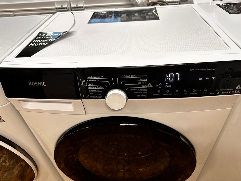 Пральна машина з сушкою KOENIC,привезена з Німеччини